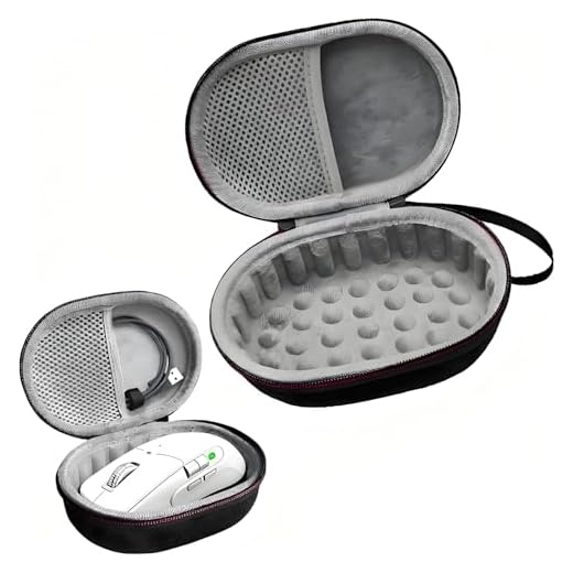 HAGICBEE Hard EVA Travel Case for MX Master 3/3S/2S Wireless Mouse | Shockproof Dustproof Waterproof Storage | Fits MX Master 3S
