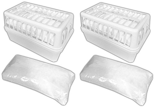 2 x deshumidificador Caja Incluye 4 x 1200 g Granulado | raumtrockner | deshumidificador