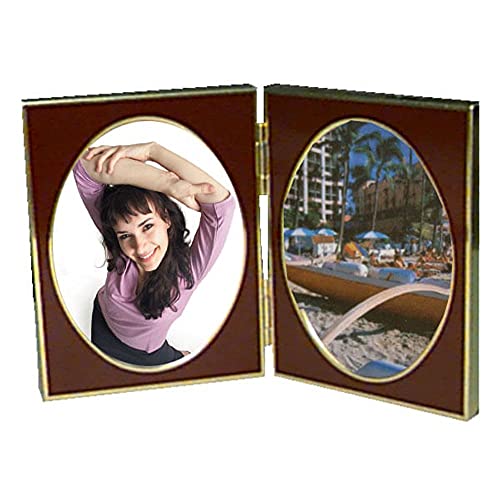 Porta Retrato Duplo 9 X 13 Cm Oval 704-052005 Opus