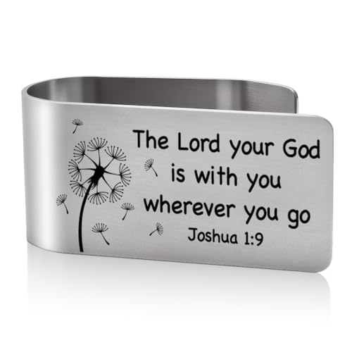 Joshua 1:9 Bible Verse Visor Clip