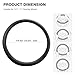 【2025 Model】 Breathable Soft Leather Car Steering Wheel Cover for Men Women, Non-Slip, Comfortable,Universal 15 inches Steering Wheels, Black