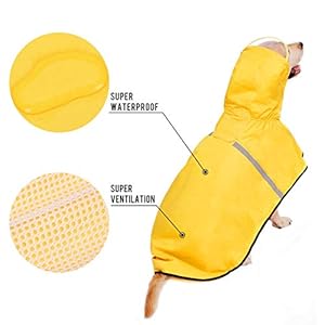 Dog-Raincoat-with-Adjustable-Belly-Strap-and-Leash-Hole-Hoodie-with-Reflective-Strip-Waterproof-Slicker-Lightweight-Breathable-Rain-Poncho-Jacket-for-Medium-Large-Dogs-Easy-to-Wear-Yellow-5XL - Cucciolini Doodles   Dog-Raincoat-with-Adjustable-Belly-Strap-and-Leash-Hole-Hoodie-with-Reflective-Strip-Waterproof-Slicker-Lightweight-Breathable-Rain-Poncho-Jacket-for-Medium-Large-Dogs-Easy-to-Wear-Yellow-5XL