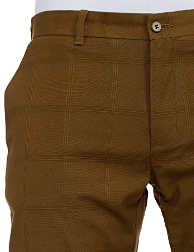 Image of Blackberrys Men's Cotton Blend Slim Casual Trousers