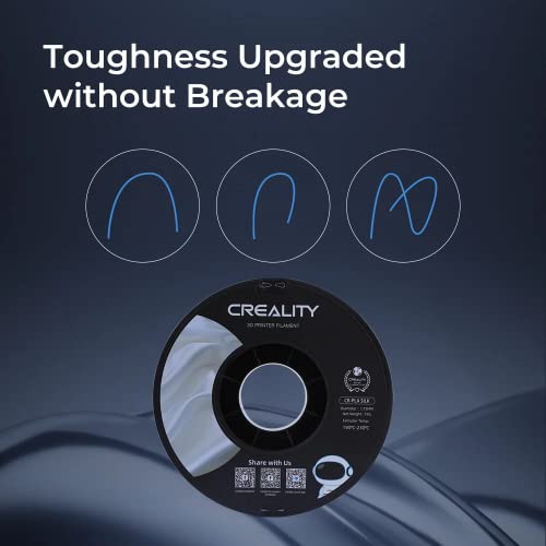 Image of Creality PLA Silk 3D Printing Filament, 3D Printer Filament 1.75 mm, Smooth Texture, High Toughness, 3D Printing Filament 1KG /2.2lb, for All Printers (Purple)