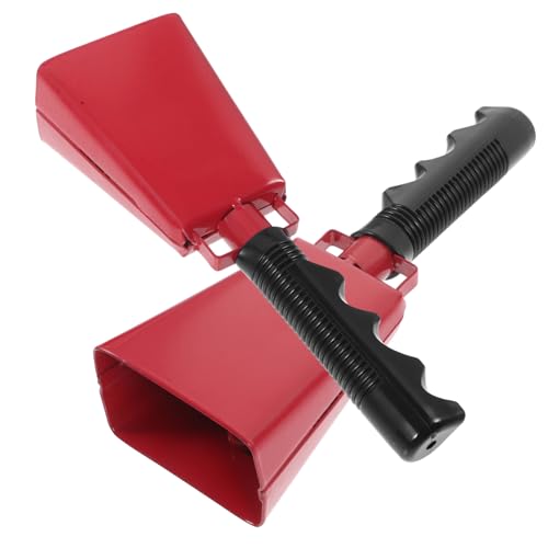 GOOHOCHY Loud Football Set of 2 Cowbells Handles for Sports Games Parties