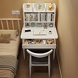 SICUREZZA E DETTAGLI CURATI：Pensata per la famiglia. Gli angoli arrotondati proteggono da urti accidentali, mentre i bordi rialzati sugli scaffali (baffle) evitano la caduta di libri. La verniciatura ecologica è sicura e facile da pulire.