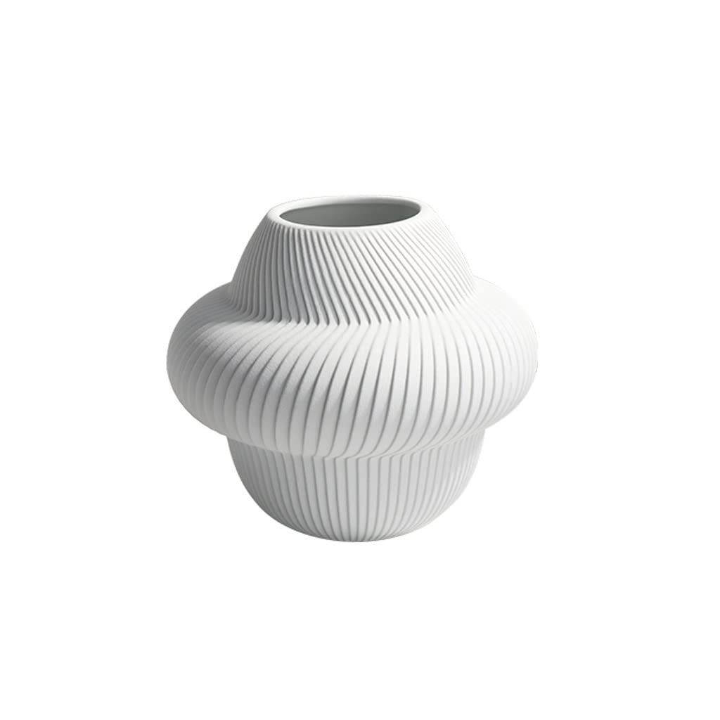 Vase en spirale créative pour une décoration de salon chaleureuse