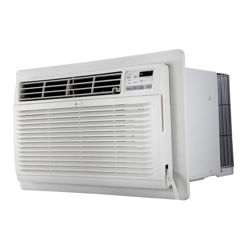 LG 10,000 BTU Through the Wall Air Conditioner, 115V, Cools up to 440 Sq. Ft. for Bedroom, Living Room, Apartment, with Remote, 3 Cool & Fan Speeds, Wall AC Unit, White
