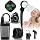 vignuto Portable Shower for Camping, Rechargeable Camping Shower Pump with LED Display of Battery Level and Temperature