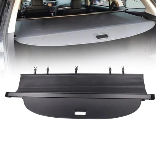 Couverture de coffre pour Subaru Outback 2010-2014 avec panneau de séparation noir - 2