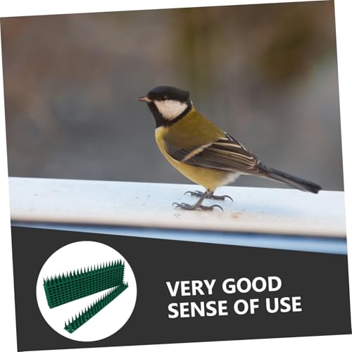 Pics anti-oiseaux design vert protection durable pour balcons extérieurs - 4