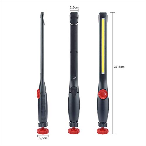 Werkstattlampe AuRiver LED Arbeitsleuchte mit Akku und Magnet