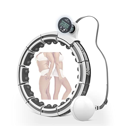 Weighted Hula Exercise Hoop Hoola Hoop for Adults Weight Loss Smart Hula Workout Hoop Infinity Hoop Weighted Hula Hoop Plus Size