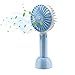 Produktbild HOTLIFE Mini Ventilator Handventilator Tragbarer Mini USB Lüfter mit 18650 mAh Aufladbarem Batterie Beweglicher 3 einstellbare Geschwindigkeiten Personal Fan für Indoor und Outdoor Aktivitäten (Blau)