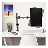 Biurko z uchwytem na monitor, Single-screen monitor stand Single-arm computer stand lift base screen swivel, stabilne i regulowane