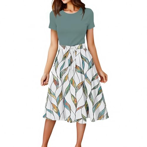 Generisch Kleid Mode Grün 2XL