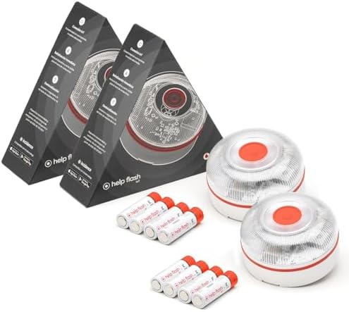 help flash IoT Emergency Light V16 with Geolocation Pack 2 pcs, R...