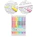 10Pcs Double-end Erasable Highlighter Pen Markers Pastel Liquid Chalk Marker Fluorescent Milkliner Highlighters Color