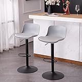 【MULTIFUNCIONAL】 La altura del asiento es ajustable de 55 a 80 cm y se adapta a todas las alturas de los mostradores. El taburete de la barra se puede girar libremente 360 ​​° y puede relajar los pies en un cómodo reposapiés. Capacidad de carga: 136kgs.