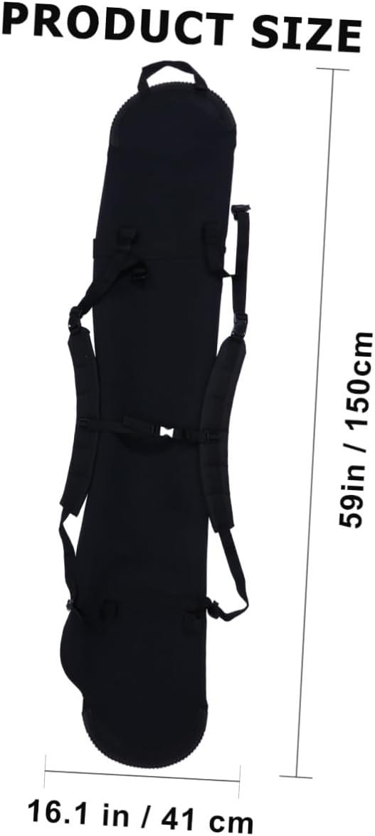 Snowboard Cover and Gear Backpack, Lightweight Snowboard Protection Bag with Shoulder Straps, Convenient Storage for Travel and Winter Sports