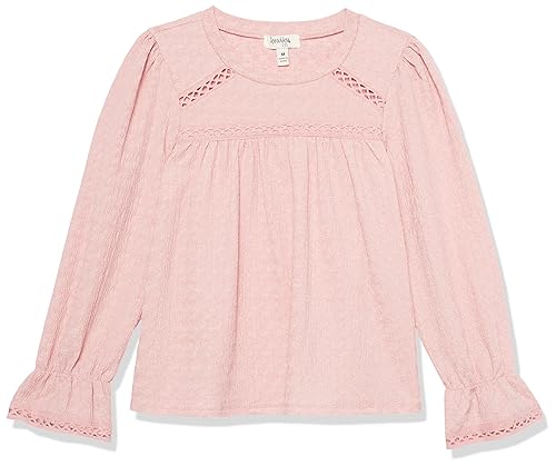 Image of Speechless Girls' Smocked Cuff Long Sleeve Top