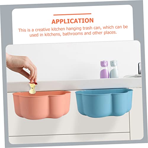 Set de 3 botes de basura colgantes para cocina miniatura 7