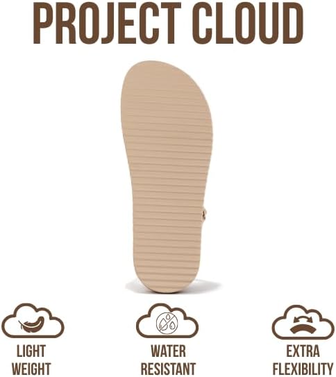 Project Cloud Platform Sandals Women Footwear - Soft & Plush Insole Wedge Sandals for Women Footwear Stylish Platform Shoes with Adjustable Straps (Mellow) - Image 4