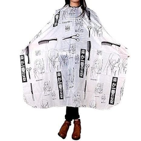 GI STORE Waterproof Professional Makeup Apron for Women Hair Stylist Hair Cutting Short Barber Saloon Sheet Cape 1PCS-image-30