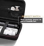 LTGEM Hard Travel Case Compatible with DJI Osmo Mobile SE/Osmo Mobile 7P/7/Osmo Mobile 6, Insta360 Flow/Flow Pro/Flow 2 Pro Foldable AI Phone Gimbal, hohem iSteady X3 SE Gimbal Stabilizer (Case Only)