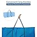 Christmas Tree Storage Bag Blue Fits Up to 7.5 ft Tall Artificial Tree, Cloth Material, Christmas Tree Storage Box with Reinforced Handles and Dual Zippers
