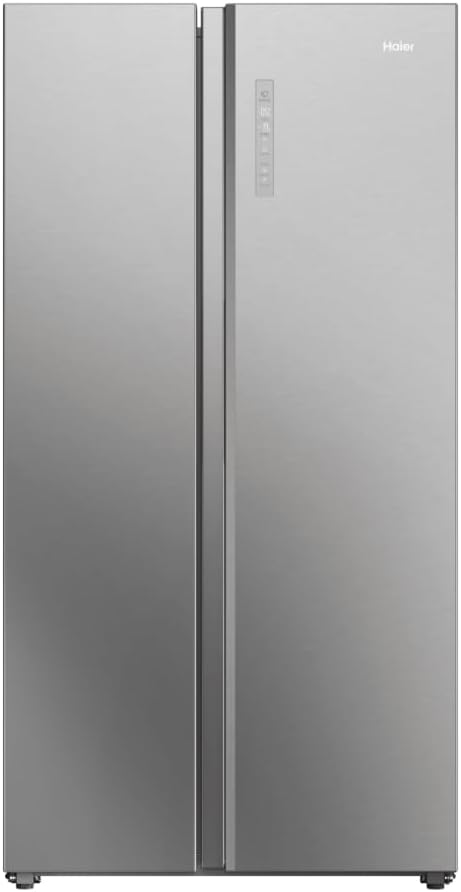 HSW79F18ANMM American Style Fridge Freezer SBS 90 Series 7, Silver, A Rated