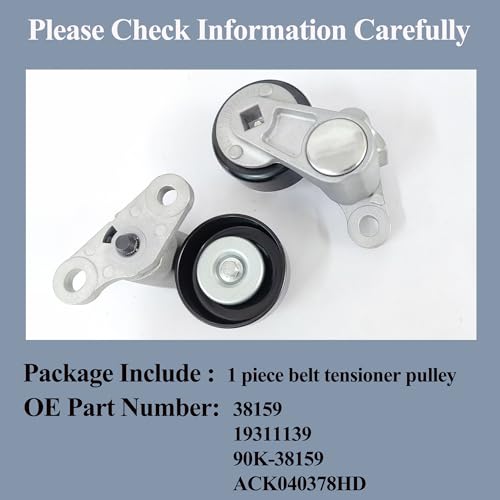 ATPSTOGO 90K-38159 A/C Belt Tensioner Pulley Compatible with Chevy Suburban Tahoe Chevrolet Avalanche Silverado GMC Yukon Sierra Cadillac Escalade 1999-2008 PN:38159, ACK040378HD by ATPSTOGO - Used condition - Image 2