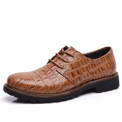 Chaussures business en cuir crocodile chic pour homme élégant