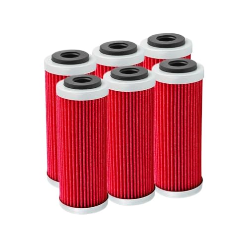 Filtre à huile moto haute performance - Pack de 6 pièces de protection moteur