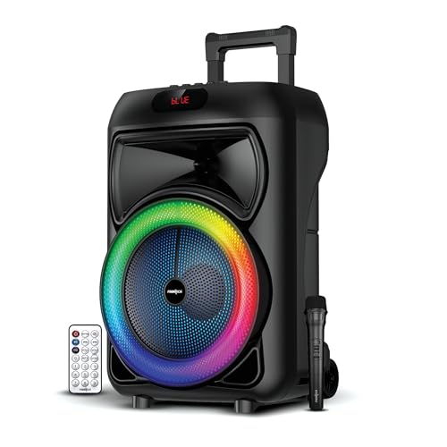 FRONTECH Encore Multimedia Wireless Trolley Speaker - 30W Output, Bluetooth 5.0, LED Display, Disco Light, Wheels, Handle - (SW-0136)
