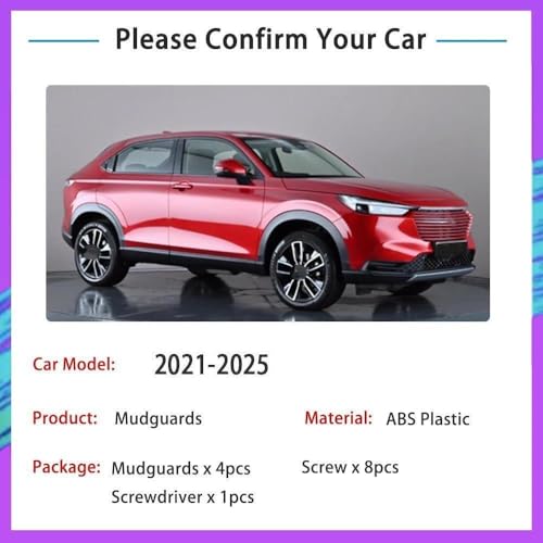 Garde-Boue pour Honda HRV MK3 E EL 2024 Protège-Châssis Durable - 2