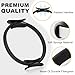 WOCUME Pilates Ring Fitness Circles Set, Dual Padded Handles Home Pilates Equipment Set for Women Includes 2 Pilates Ring, 2 Pilates Mini Ball, and 5 Resistance Bands at Home Pilates Workout Set