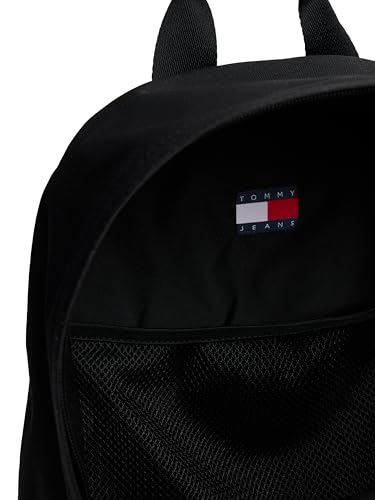 Image of Tommy Jeans Mens Essential Daily Dome Backpack, BLACK One Size