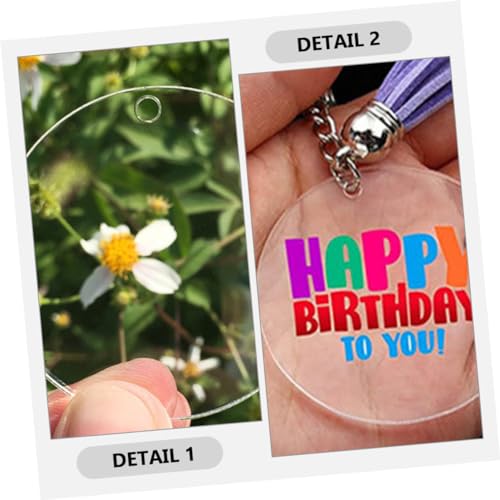 Porte-clés sublimation acrylique VILLCASE pour loisirs créatifs DIY