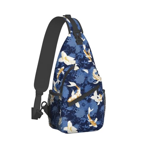 Goldfish Crossbody Bag Fish Shoulder Bag Backpack Cute Sling Bag Funny Chest Casual Daypack for Outdoor2