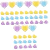 VICASKY 3セット 転車スポークビーズ装飾 で 転車用ビーー ップ付 30個*3