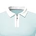 Short Sleeve Dress Shirts for Men Light Camisa Hombre Fitted Blue Short Sleeve Fashion Tuck 5XL Tshirt Clothing Collared 2025 Tropical Big and Tall Polo Shirts for Men Sky Blue X-Large