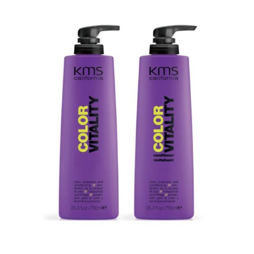 KMS California Color Vitality Shampoo & Conditioner For Coloured Hair 750ml by KMS California