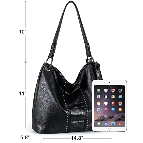 Image of Handbags for Women Chain Shoulder Vegan Leather Tote Bag Top Handle Handbag