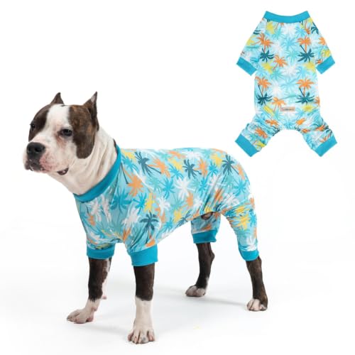 SCENEREAL Dog Sun Shirt UV Protection Cooling Vest Quick-Dry Breathable Summer Clothes Jumpsuit Lightweight Pet Pajamas Outdoor Dirt-Resistant Shedding Control Onesie for Small Medium Large Dogs