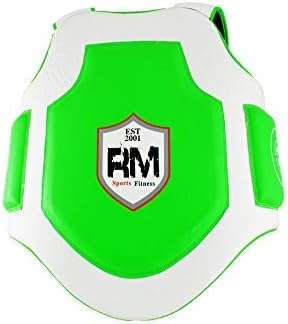 RingMasterUK Genuine Leather Body Protector Chest Guard Boxing MMA Muay Kick