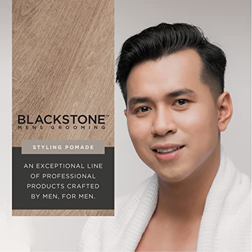 Blackstone Men's Grooming Hair Styling Pomade - Medium Hold with Natural Shine | Bourbon + Cedar (4 oz) - image 3