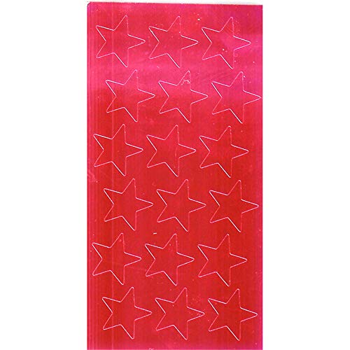 Eureka 3/4" Red (175) Stickers - Presto-Stick Foil