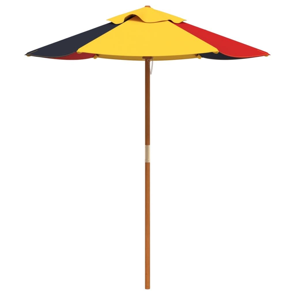 Tavolo da picnic in legno di abete massiccio per 4 bambini, con ombrellone resistente alle intemperie, tavolo da giardino per esterni, tavolo da terrazza, tavolo da balcone, tavolino da