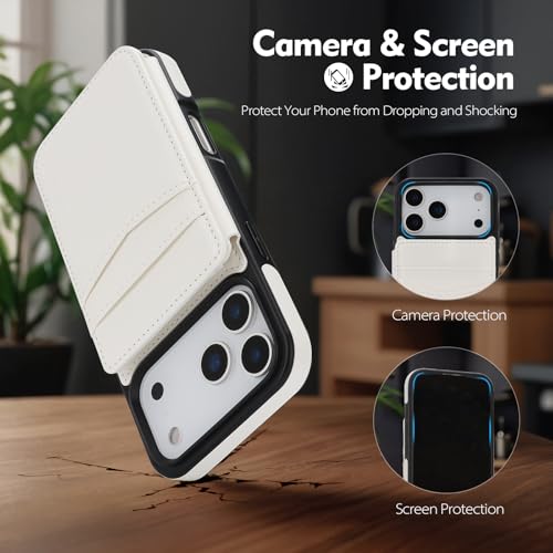 SkyEagle Compatible with MagSafe iPhone 17 Pro Case Wallet,White by SkyEagle - Used condition - Image 5
